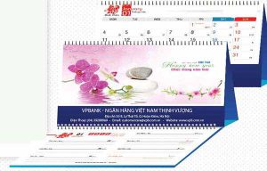 In lịch bàn cho ngân hàng