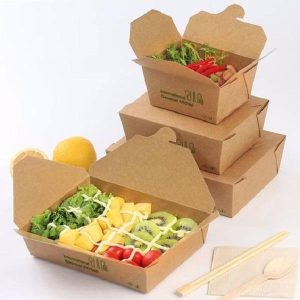 hộp giấy đựng cơm dùng 1 lần