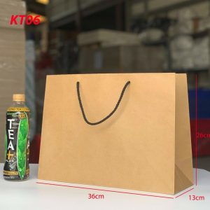 Túi giấy trơn có sẵn KT06 (26 x 36 x 13)
