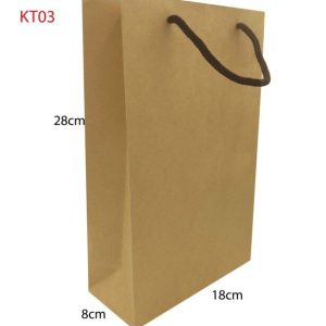Túi giấy kraft nâu KT03
